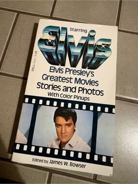 Vintage 1977 Starring Elvis Presley Paperback Book - FIRST PRINTING